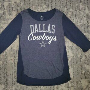 NFL Dallas Cowboys Anita 3/4 Sleeve Number 4 T-Shirt Size S